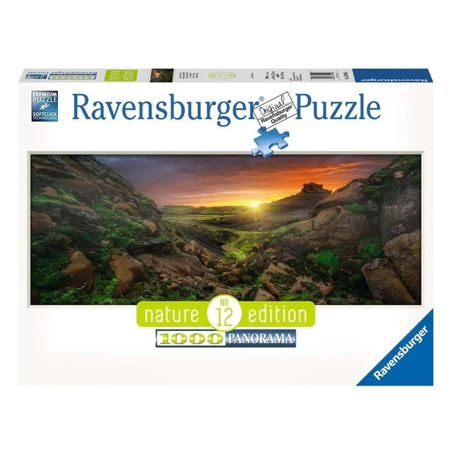 Ravensburger Soleil sur lIslande Puzzle 1000 Pices 15094 Blanc