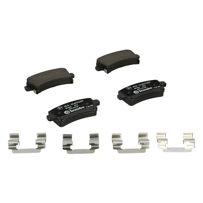 Pastiglie Freno Brembo P 59 060 - Sistema Frenante TRW - Con Accessori