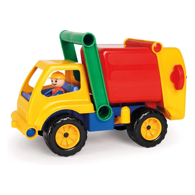 Camion Poubelle Lena 04356 - Voiture Poubelle Robuste - Figurine de Jeu Mobile