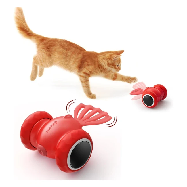 Juguete Interactivo para Gatos FeelNeedy - Pez Elctrico Recargable USB - Accio