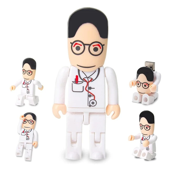 Chiavetta USB 64GB Medico Carino Pendrive USB 20 Bianca