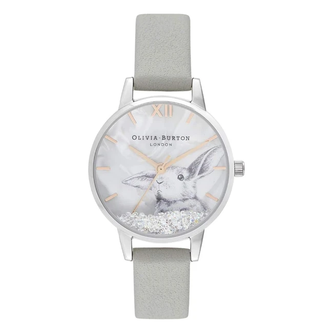 Orologio Donna Olivia Burton 32011924 Quarzo Pelle Grigio
