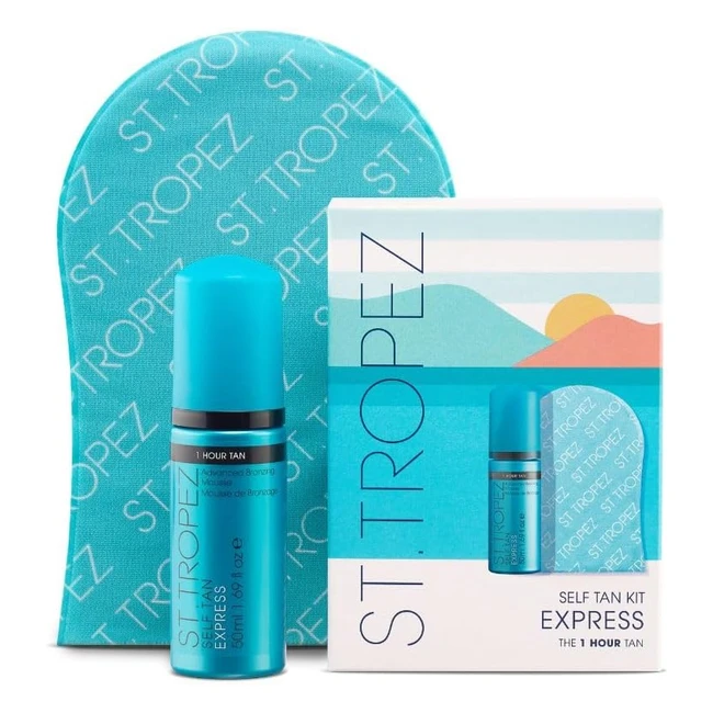 StTropez Self Tan Express Starter Kit - Express Mousse 50ml - Develops in 1-3 H