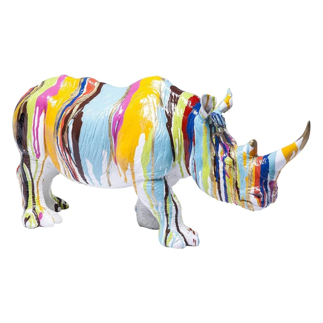 Figurine dcorative Rhino Kare Design 26x55x17cm Multicolore