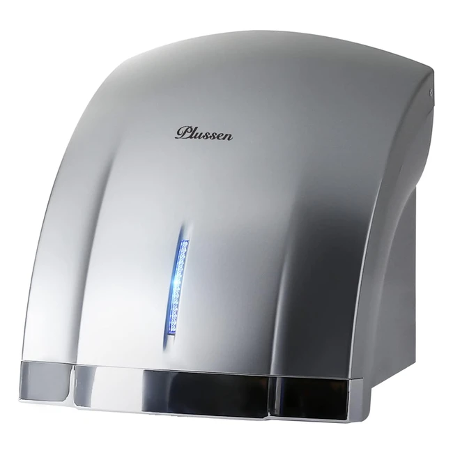 Asciugamani Plussen 10 secondi asciugatura 1800W Argento1003