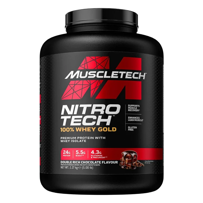 Muscletech Nitro Tech 100 Whey Gold 55lbs 2508g - Protena de Suero de Leche