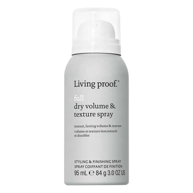 Living Proof Full Dry Volume Texture Spray - Transform Fine Flat Thin Hair - Heat Protection - Paraben Free - Silicone Free - Vegan