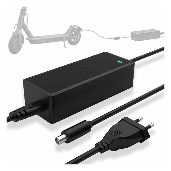 Cargador Mezelon Xiaomi 42V 2A - Potencia Máxima 84W - Carga Rápida - Compatible con M365 Pro - DC 8mm - Seguridad Certificada