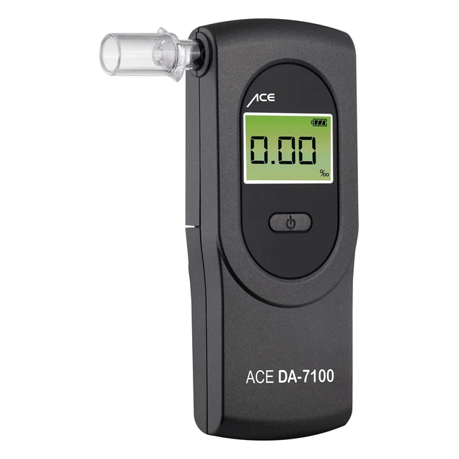 Ethylomètre ACE 107020 avec écran LCD - Testeur d'alcool rapide