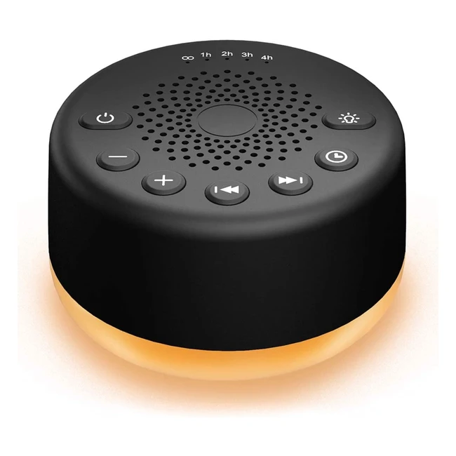Easysleep White Noise Machine 25 Sounds 5 Timer 32 Volume - Sleep Sound Therapy