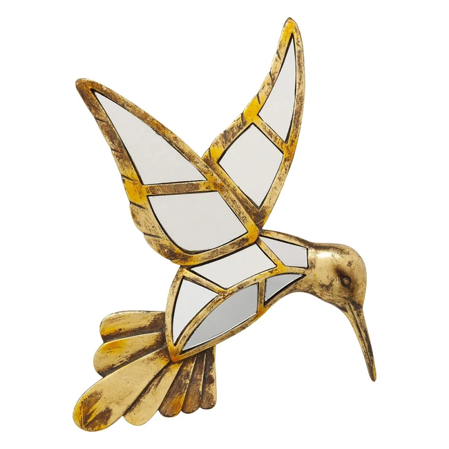 Kare Design Wandschmuck Bird Mirror Gold 32x27x4 cm HBT