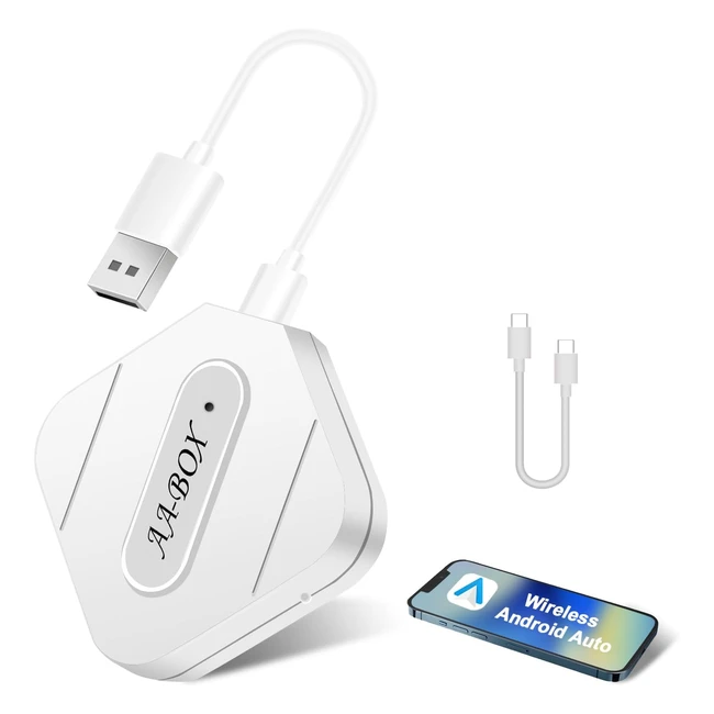 Adaptateur Android Auto Sans Fil Podofo Dongle USB - Compatible avec 98% des Voitures