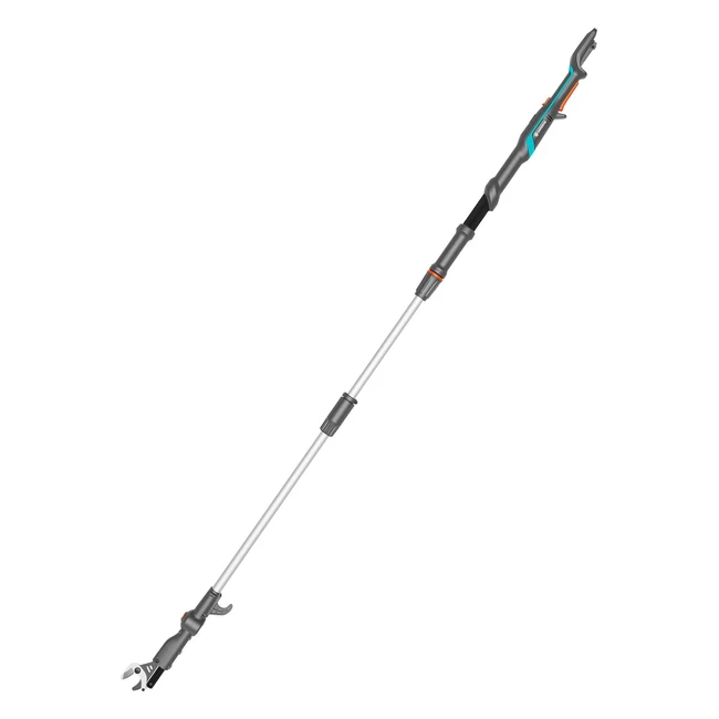 GARDENA Hochentaster 25018V P4A kabellose Teleskop-Astschere bis 4 m Höhe LED-Display