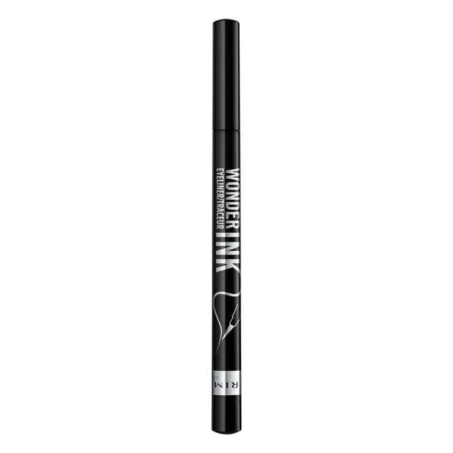 Rimmel WonderInk Liquid Eyeliner Black 1ml - Waterproof, Smudgeproof, Sweatproof