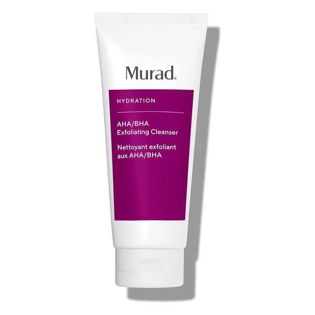 Murad Hydration AHA/BHA Exfoliating Cleanser - Smooth, Moisturize, Hydrate Skin - Step 1 Cleanse