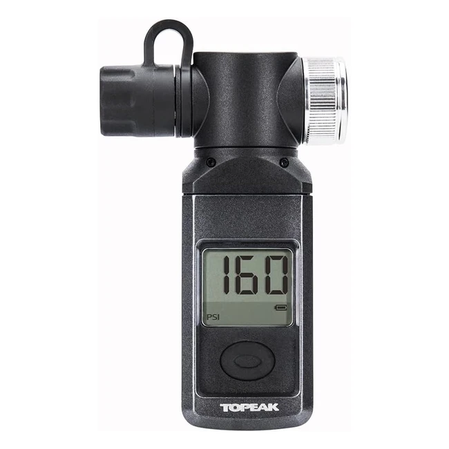 Manometro Digitale Topeak Shuttle Gauge Unisex Adulto Noirgris TU EU - Legge fino a 300 PSI