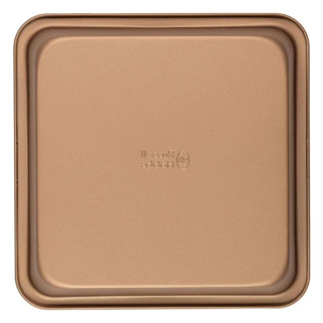 Bandeja Cuadrada Russell Hobbs Opulence 22 cm Antiadherente - Ideal para Bizcochos, Brownies y Pan