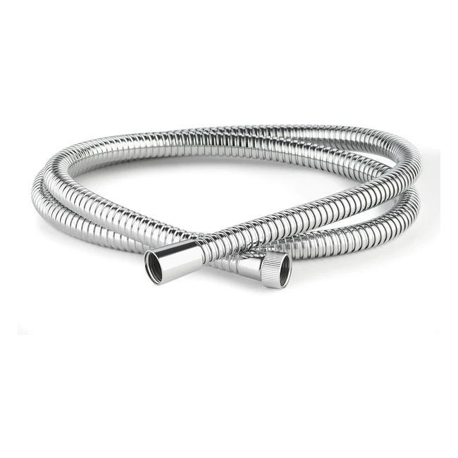 Aqualisa 164516 Shower Hose 15m Chromeplated Stainless Steel - Thermostatic