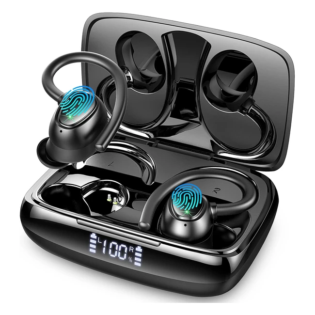 Wireless Earbuds Bluetooth 53 Over Ear Buds with Deep Bass - 48H Playtime