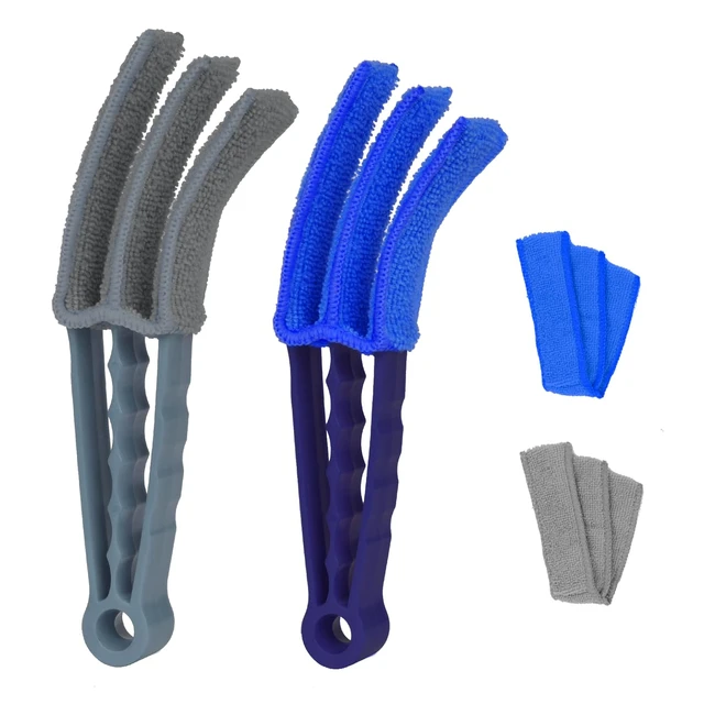 Vicloon Venetian Blind Cleaner 2pcs - Window Blind Duster Brush - Easy Dust Remo