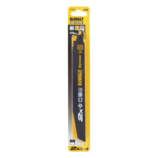 DeWalt Lame Sega Universale Bimetal 2x Extreme N5 L DT2308LQZ