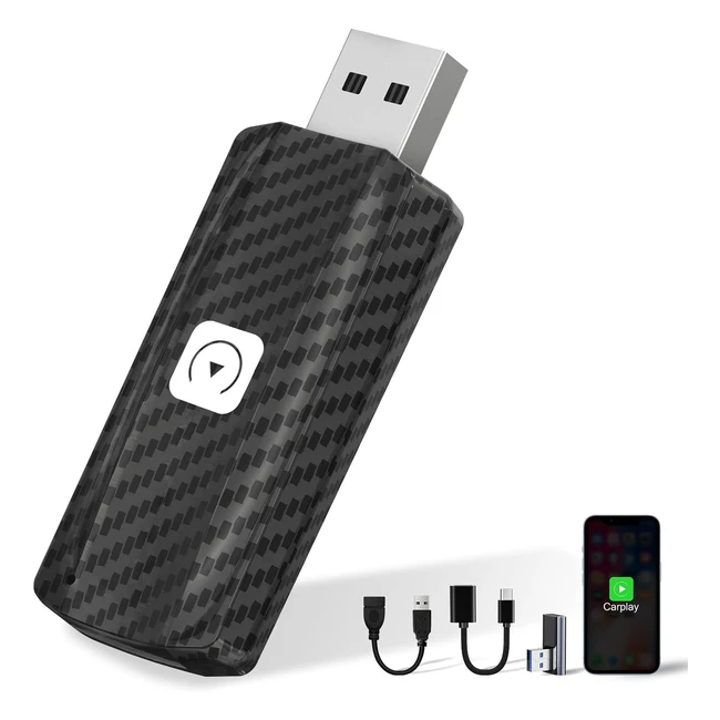 Adaptateur Sans Fil CarPlay U2CAIR 20 Apple Wireless Car Play Dongle 2024