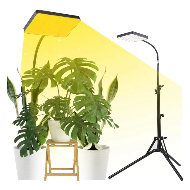 Fecida Grow Lights UVIR Full Spectrum LED Plant Grow Light 2000 Lumen Floor Houseplant Growing Lamp