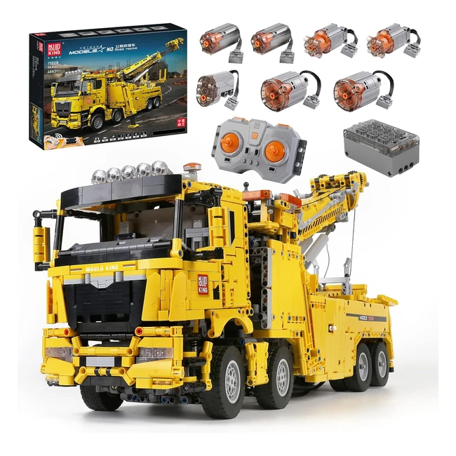 Carro attrezzi per impieghi gravosi gru telecomandata con 7 motori 4883 pezzi ri