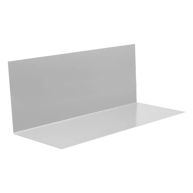 Sarei Haus und Dachtechnik SHDT Alu Winkelblech ohne Wasserfalz 2m 5 Stck Set