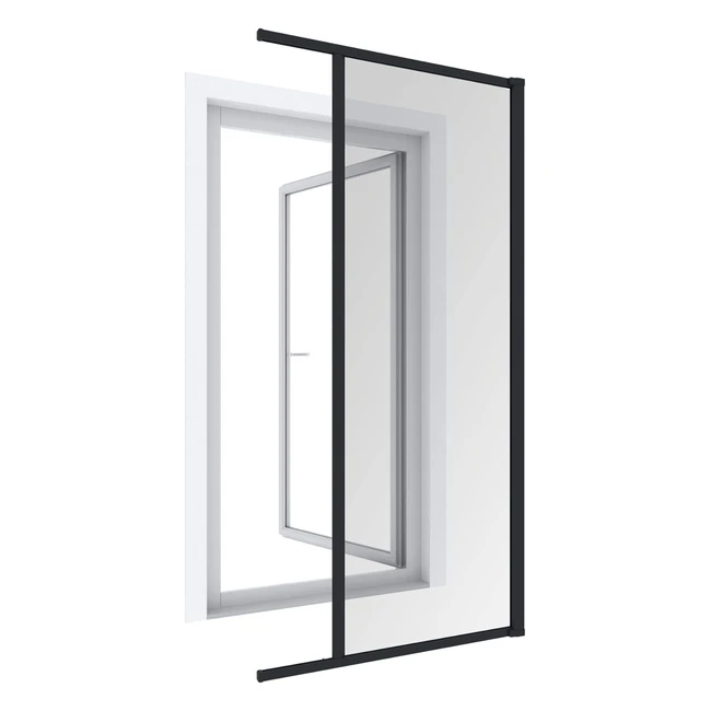 Windhager Plus Insektenschutz Aluminiumrollo Fliegengitter fr Tren Balkontren 160x225cm 03895