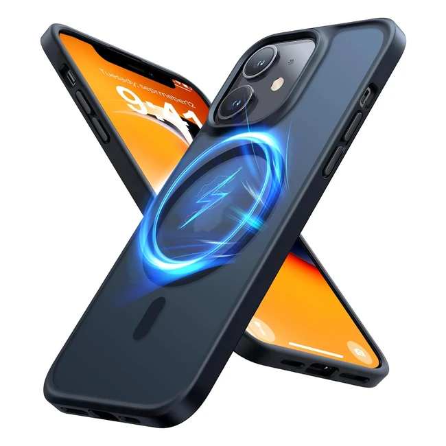 Chicfun 2024 iPhone 12 Pro Case for Magsafe - Fast Magnetic Charging 360 Militar