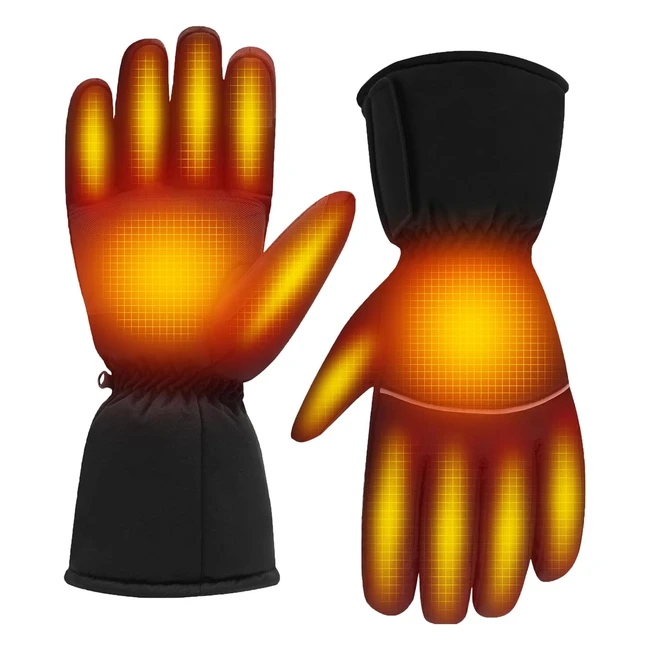SVPRO Rechargeable Heated Gloves - Men Women - Winter Warmth - Touchscreen - Waterproof - #HeatedGloves #WinterGear #OutdoorGear
