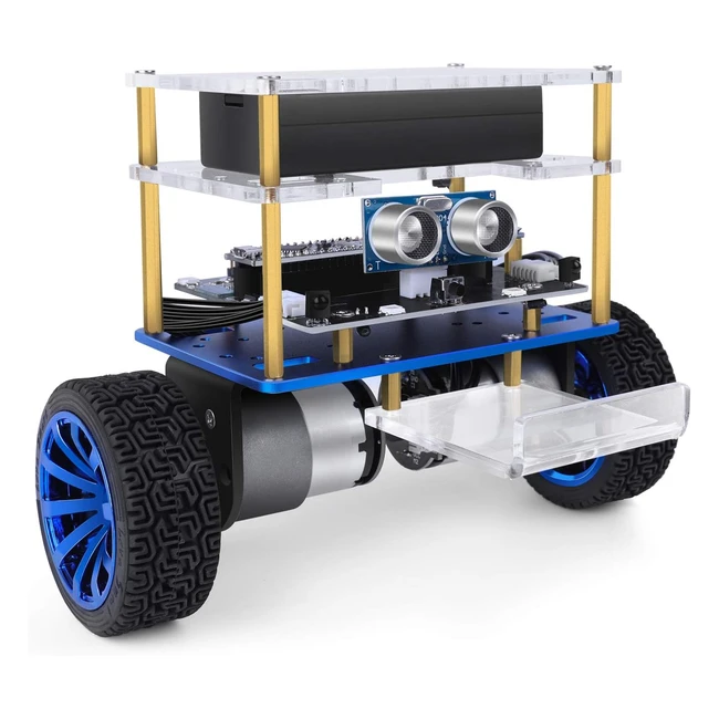 ELEGOO Tumbller Self-Balancing Robot Car Kit - Arduino IDE STEM Toys for Kids Teens Adults - Blue
