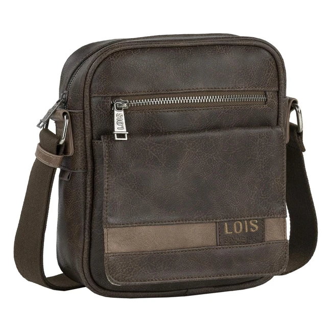 Bolso Bandolera Hombre Lois Ajustable Polipiel 310221 - Envo Gratis