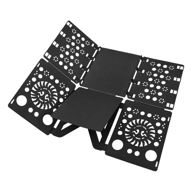 BoxLegend Clothes Folder - Easy & Fast - Kid & Adult - Organizer - Black