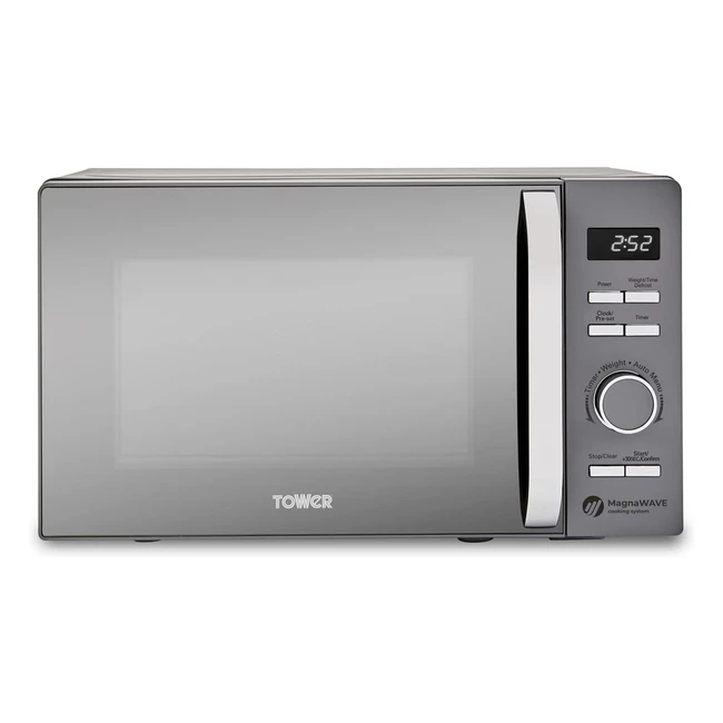 Tower T24039GRY Renaissance 20L Microwave - 5 Power Settings  Magnawave Technol