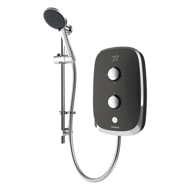 Aqualisa Emotion Space Grey Electric Shower 3 Spray Patterns 105kW - Eco-Friend