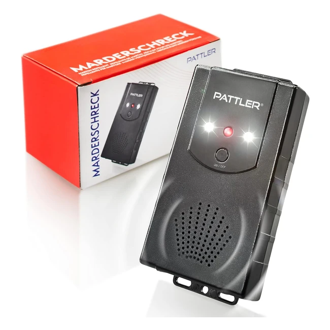 Pattler Mobile Marderabwehr mit Blitzlicht  Marderabwehr Auto batteriebetrieben