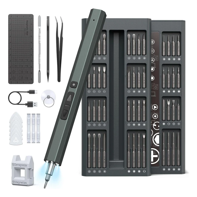 Cacciavite Elettrico di Precisione 82 in 1 - Hancaner - Set Cacciaviti Senza Fili