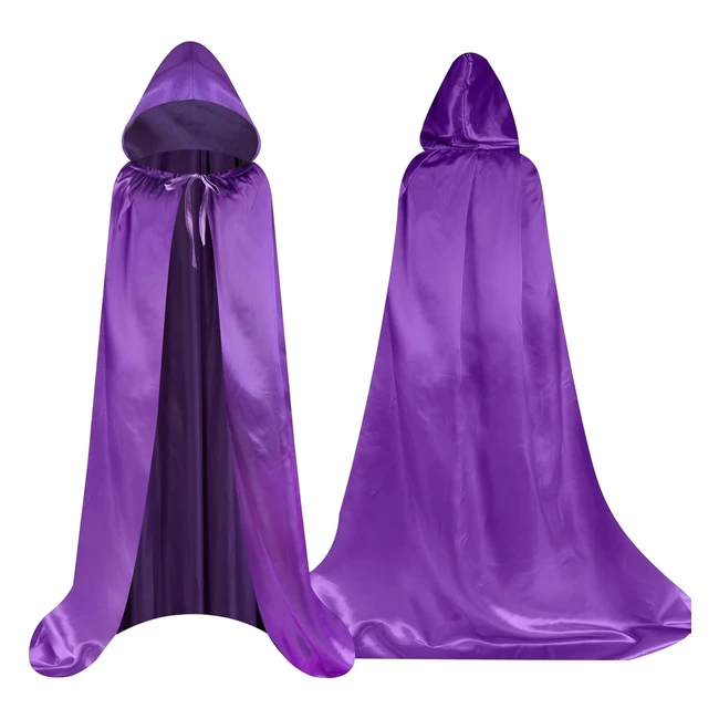 Cape de Sorcier Enfant Unisexe - Aomig - Rf 100cm - Halloween Cosplay
