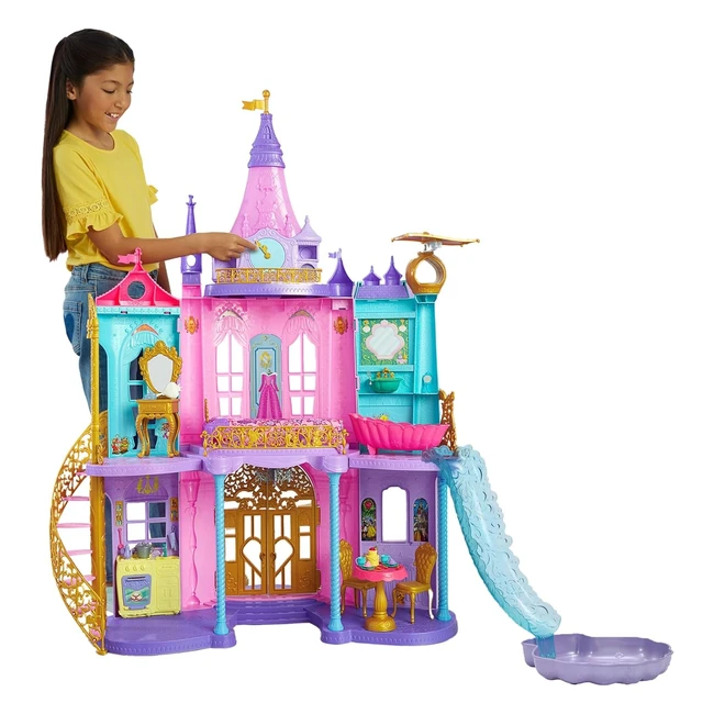 Disney Princess Castillo Aventuras Reales Casa de Muecas Mattel HLW29