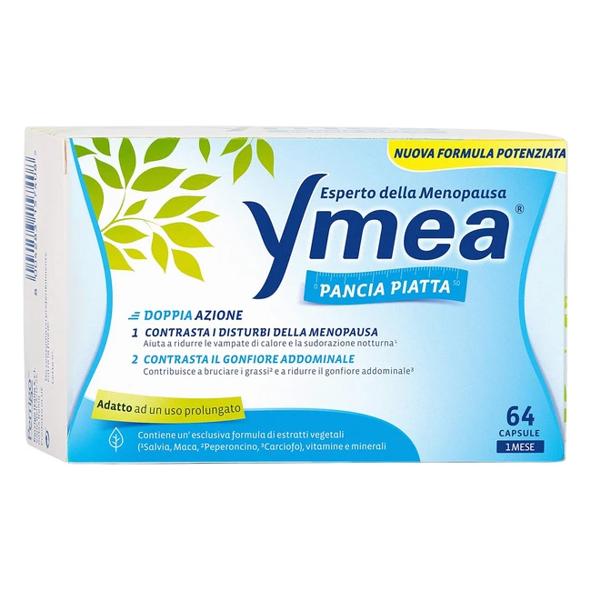 Ymea Pancia Piatta Integratore Alimentare - Esperto Menopausa - Contrasta Gonfio