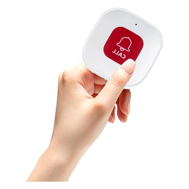 Chatthen Caregiver Pager - Pulsante SOS 433MHz1527 - 70m Portata