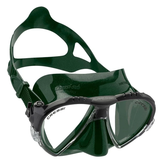 Cressi Matrix Mask - Hydrodynamic Glass Mask for Fishing Freediving and Diving