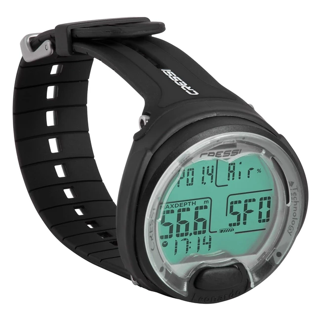 Cressi Leonardo Scuba Diving Computer - Nitrox Gauge LCD Screen