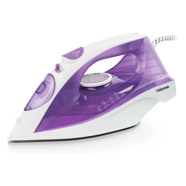 Plancha de Vapor Tristar ST8350 2200W Suela de Cermica - Presin de Vapor Con