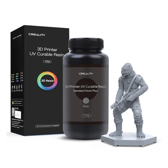 Resina Creality UV 405nm Grigio 500g Alta Precisione