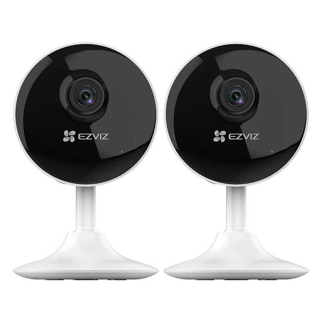 EZVIZ C1C 2 Pack Mini Indoor Security Camera Wireless 1080P WiFi Camera Night Vi