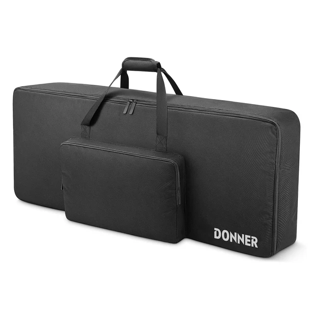 Donner 61 Key Keyboard Gig Bag 10mm Padded Case - Black