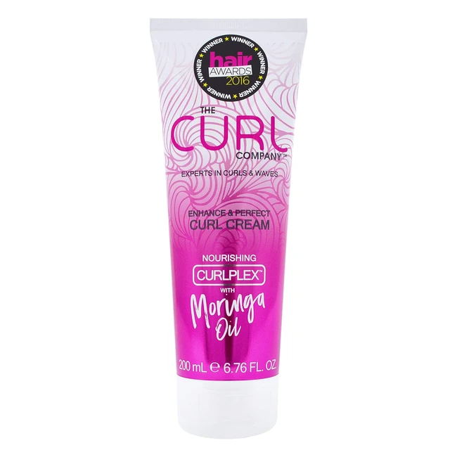 The Curl Company Enhance Perfect Curl Cream 200ml - Curplex  Moringa Oil